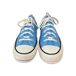 Converse Chuck 70 OX Blue Canvas Sneakers Women 9 Men 7 Classic Low Top Unisex